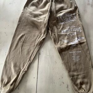 Mens Young LA Joggers size M